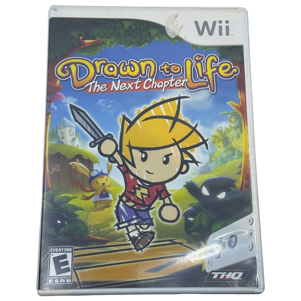 Drawn to Life The Next Chapter Nintendo Wii Game THQ Complete with Manual
